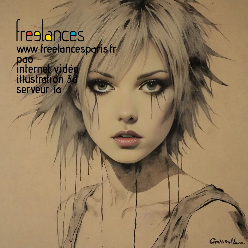 Pao internet vidéo illustration 3d serveur intelligence générative freelance paris studio de création UC008TT0